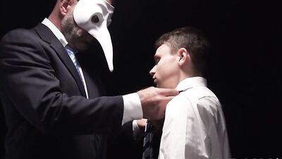 MasonicBoys - Unsure boy stretches hole and gets bred before daddy cult