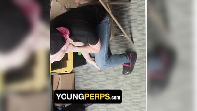 Officer Nick Fitt Takes Full Control Over Skinny Boy's Asshole For Stealing A Dildo - Young Perps