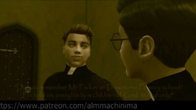 Young priests' secret fuck in dormitory Part 1 -TALES FOR ADULTS- SHORT STORY SERIES