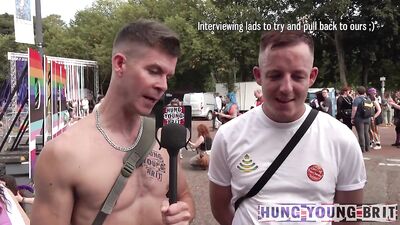 We found so many hot guys! We met this scally guy and he tried to teach us some Welsh!