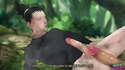 Asuma Sensei knows how to rub yummy cock ( Naruto Yaoi )