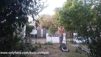 Spying on my Hot Gardener Until he Found me.