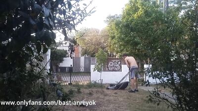 Spying on my Hot Gardener Until he Found me.