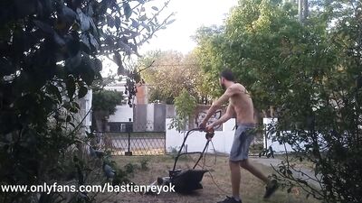 Spying on my Hot Gardener Until he Found me.