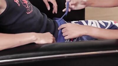 Young Twinks Hairy Leg Bareback Fun - Big Dicks and Cum Shots Galore!