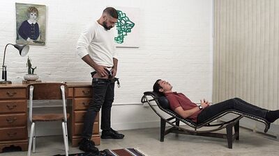 Muscular Step Dad Marco Napoli Teaches Inexperienced Step Son Mason Anderson About Sex - FamilyDick