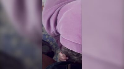 young whiteboi Worships BBC on knees like a Sissy Slut + his boypussy creams all on Black Daddy Dick