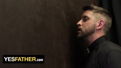 Young Kai Masters Gets His Sins Forgiven After Hardcore Breeding In The Confession Booth - YesFather