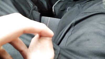 Horny Guy Sticks His Finger In And Plays With The Foreskin, Ends With A Big Squirting Cumshot