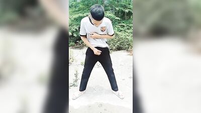 Gay Porn - Asian Cum Shots Handjob Public Outside Solo in the Park2