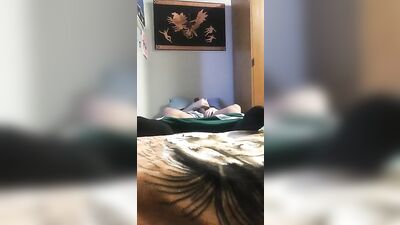 Gay Latino Roomie Jerks Off While Roommate is Away - Exploring College Fantasies