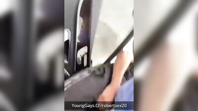 Teenagers Fucking in the Car - Public Outside Public in Public outside teens