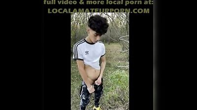 Forest Fellas Frenzy - Amateur Twink Cums in the Wild!