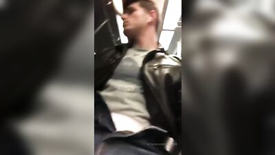 Subway Jack-Offs - Horny Studs Get Off in Public!
