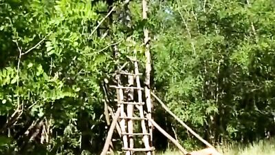 Gang Bang in the Swiss Alps: Thick Big Cocks Oral Porn Public Outside