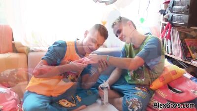 Boy Licking Boys - AlexBoys Two boys like lick the body