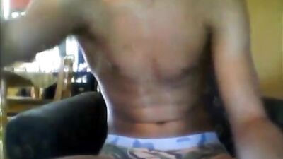 Bareback Anal Fun - BW Ass Masturbation on Webcam