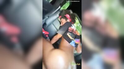 Black Ebony Barebackers in Action - Cumming and Creampie Twinks in the City