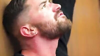 Gay Muscle Twink Experience with Two Jocks