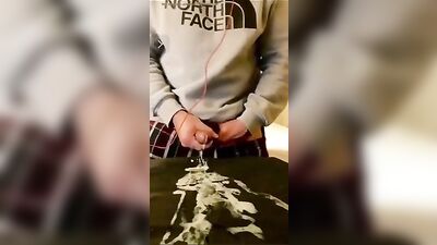 Cum shot extravaganza! BBC takes on the biggest handjob ever!