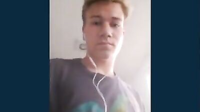 Skype Call Upgrade: College Frat Boys Get Down and Dirty with Lube and Cum!