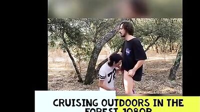 Outdoor Public Bareback Oral Delight - Makes me wanna go for a walk