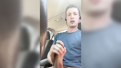 Car JO Bro 21 - Cum Shots Public Outside Solo: The Listener