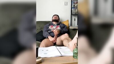 Foot Fetish Broth: Uncut Amateur Jo Bro Cum Shots