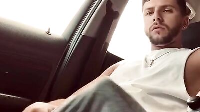 Car Bro JO 21 : Redneck Cum Shots Public Outside Solo