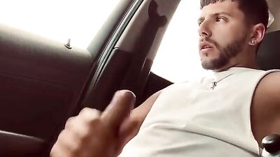 Car Bro JO 21 : Redneck Cum Shots Public Outside Solo