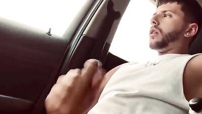 Car Bro JO 21 : Redneck Cum Shots Public Outside Solo