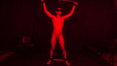 BDSM Dominant Tattooed Daddy Flogs Innocent Teen Boy