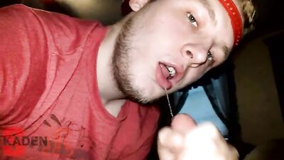 Sofa Caught Sucking Straight Boy Porn: Hardcore Oral Action