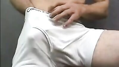 Shawns Gay Porn Reflection: The Straight Guy Cums on Mirror!