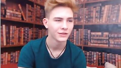 In The Library - Gay Porn Romance