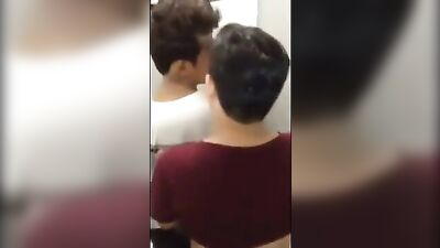 Gay Toilet Voyeur - Hardcore Bareback Action in the Bathroom!