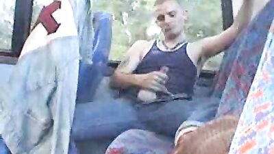 Frat Guys in Bus 3 Skin Show: Hot & Steamy Gay Action!