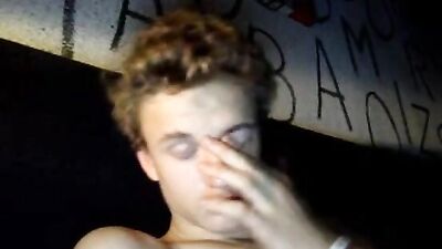 Gay Porn: Blond Shows Nice Tight Whole - Web-Cam Ass Play Solo