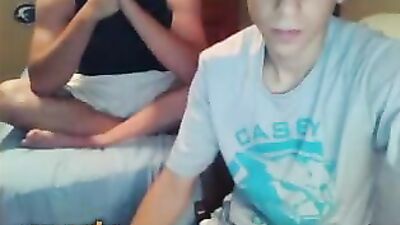 Two Friends Explore Their Sexuality Through Webcam Stroke Sessions!