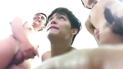 Latin Amateur Group Sex Heats Up in Nice Guys Cool!