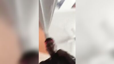 He Busted On The Wall: Amateur Black Cocks Porn