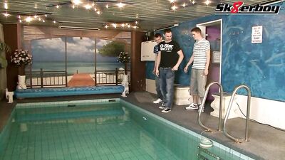 Pool Fun Boys - Action-packed Group Sex!