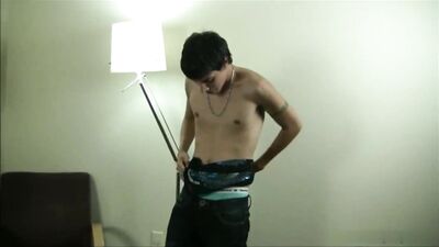 Justins Foot Fetish Handjob - Solo