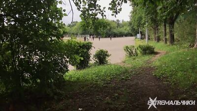 Outside Adventures: Fun Public Outdoor Voyeur - Gay Porn Video!