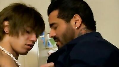 Sub Boy Cumming with Hunky Man - A Gay Porn Video!