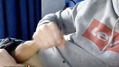 Abs Cummer Web-Cam: A Solo Shot Explosion!