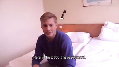 Money Talks: Straight Cutie Gets Fucked in the Ass by Handsome Men