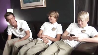 Boarding School Twinks - Triple Cum Inducing Trouble