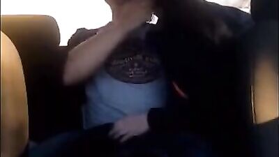 Gay Porn: Jock Gets Blowjob From Cutie in Car