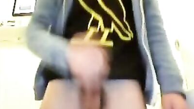 Two twinks masturbates on webcam